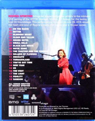 Regina Spektor: Live On Soundstage [Blu-Ray]