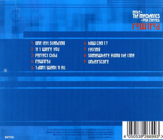 Mike And The Mechanics & Paul Carrack: Rewired [CD]