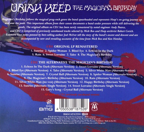 Uriah Heep: The Magician's Birthday [2CD]