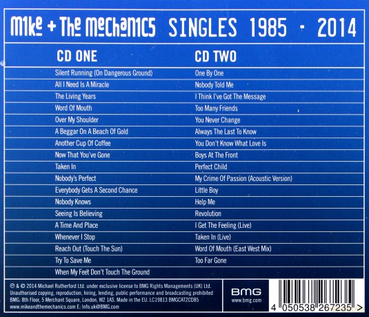 Mike And The Mechanics: The Singles 1985 - 2014 + Rarities [2CD]