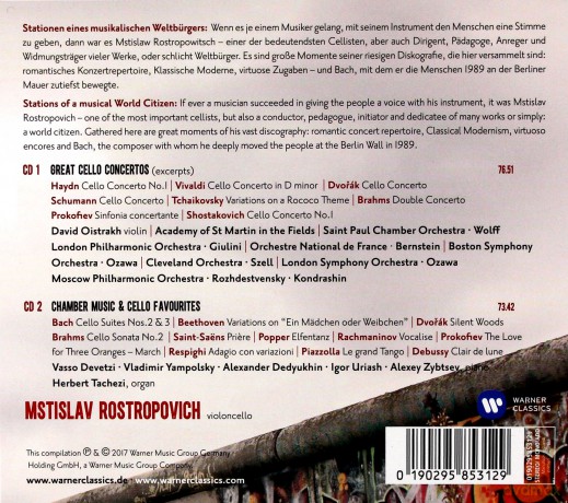 Mstislav Rostropovitsch: The Sound Of Mstislav Rostropovich [2CD]