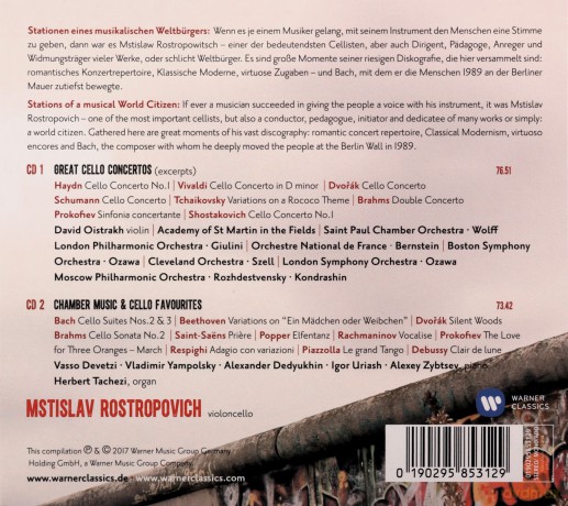 Mstislav Rostropovitsch: The Sound Of Mstislav Rostropovich [2CD]