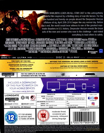 Deepwater Horizon (Żywioł. Deepwater Horizon) [Blu-Ray 4K]+[Blu-Ray]