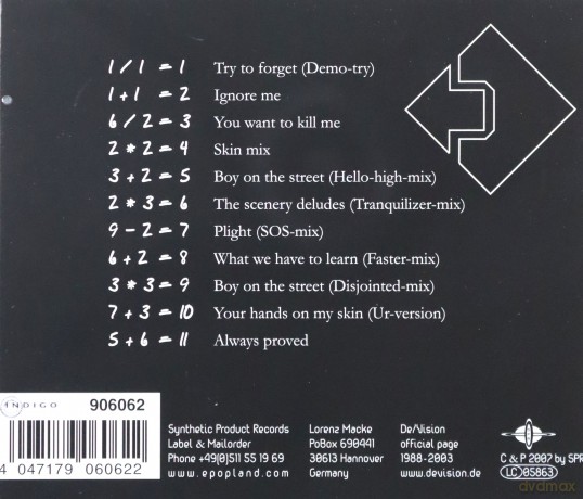 De Vision: Da Male [2CD]