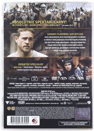 Król Artur: Legenda miecza [DVD]