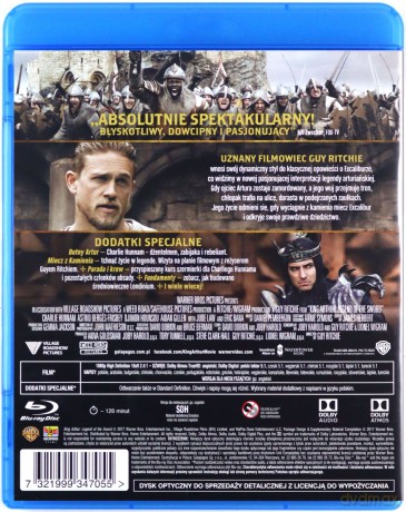 Król Artur: Legenda miecza [Blu-Ray]