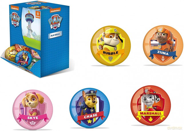 Piłka gumowa PAW PATROL 60 mm