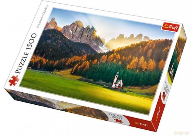 TREFL 1500 el. Kościołek w Dolomitach (26134) [PUZZLE]