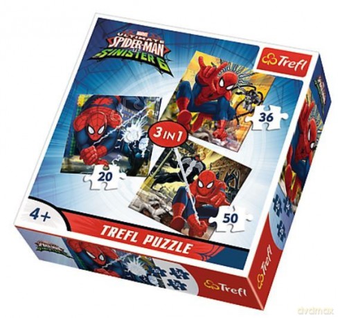 TREFL 3w1 Świat Spidermana (34822) [PUZZLE]