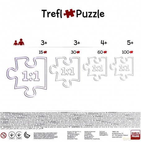 TREFL 3w1 Świat Spidermana (34822) [PUZZLE]