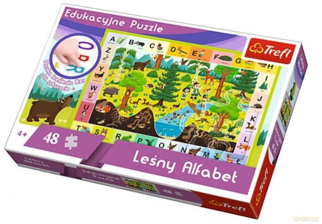 TREFL 48 el. Leśny alfabet (15520) [PUZZLE]