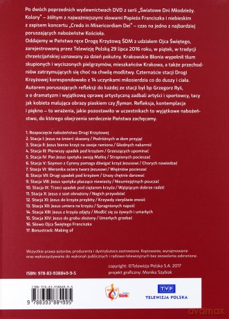 Światowe Dni Młodzieży. Kolory. Droga Krzyżowa z Papieżem Franciszkiem (Czerwony) (booklet) [DVD]