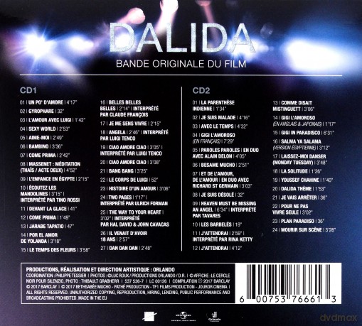 Dalida soundtrack (Jean-Claude Petit) [2CD]