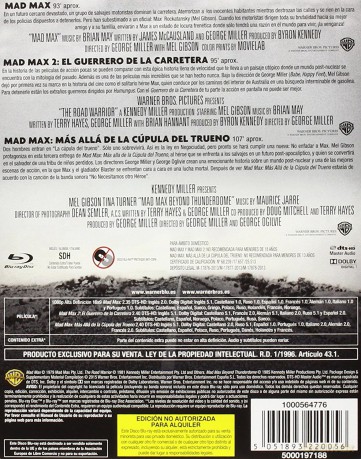 Mad Max Trylogia (steelbook) [Blu-Ray]