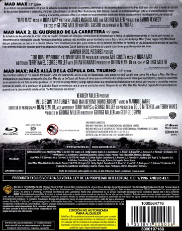 Mad Max Trylogia (steelbook) [Blu-Ray]
