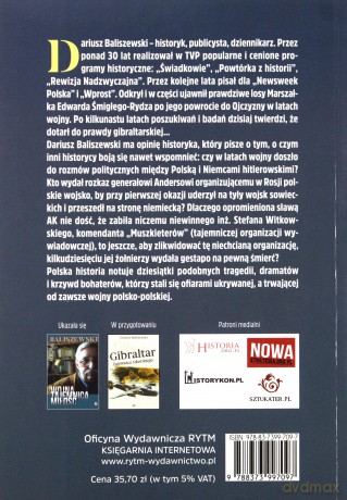 Agenci zdrajcy bohaterowie - Dariusz Baliszewski [KSIĄŻKA]
