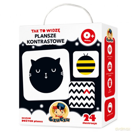 Czu Czu Tak to widzę plansze kontrastowe 0+ [KSIĄŻKA]