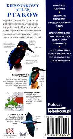 Kieszonkowy atlas ptaków - Jonathan Elphick [KSIĄŻKA]