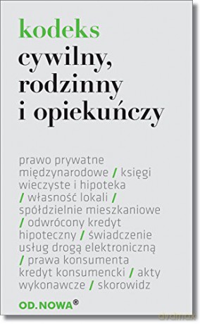 Kodeks cywilny rodzinny i opiekuńczy 01.2017 [KSIĄŻKA]