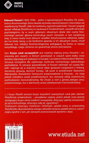 Kryzys nauk europejskich i fenomenologia transcendentalna - Edmund Husserl [KSIĄŻKA]