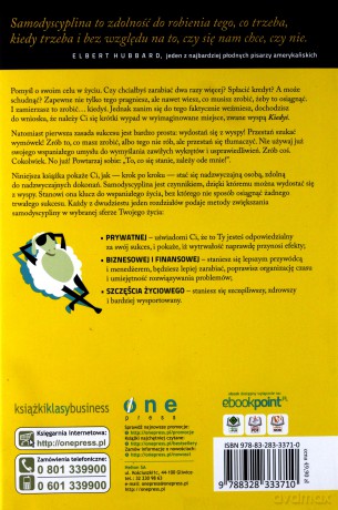 Nie tłumacz się, działaj. Odkryj moc samodyscypliny - Brian Tracy [KSIĄŻKA]