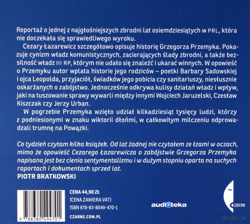 Żeby nie było śladów. Sprawa Grzegorza Przemyka - Cezary Łazarewicz [AUDIOBOOK]