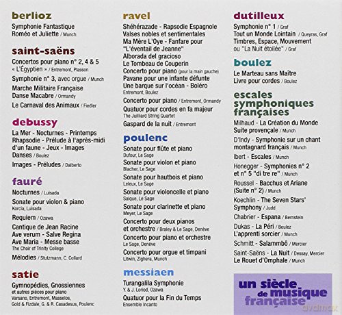 Un Siecle De Musique Francaise [BOX] [25CD]