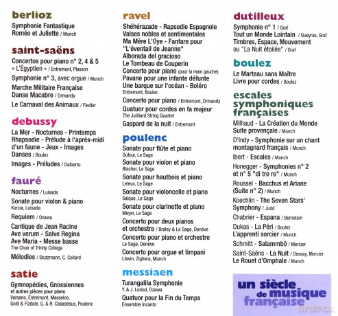 Un Siecle De Musique Francaise [BOX] [25CD]