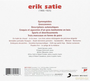 Un siecle de chansons francaises: Erik Satie [2CD]