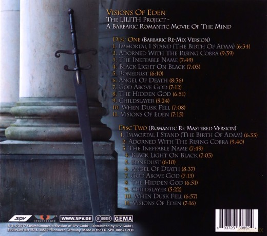 Virgin Steele: Visions Of Eden (digipack) [2CD]