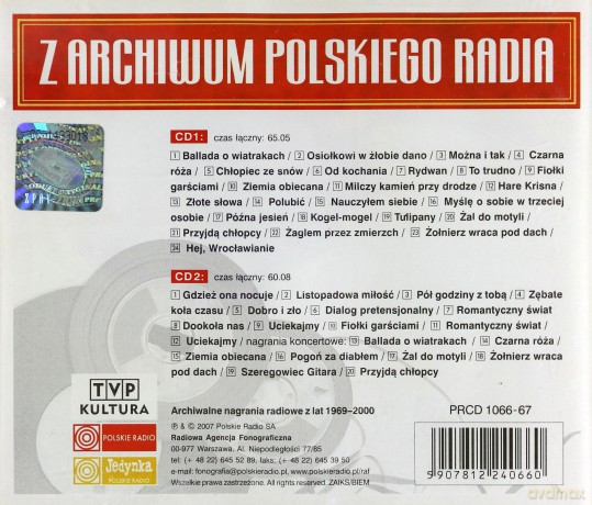 Grupa Pakt: Nagrania radiowe z lat 1969-2000 [2CD]