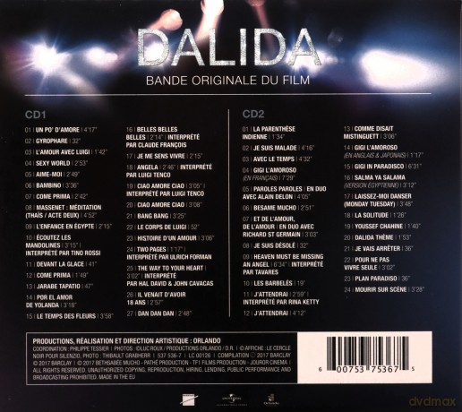 Armando Sciascia: Dalida Bof [CD]