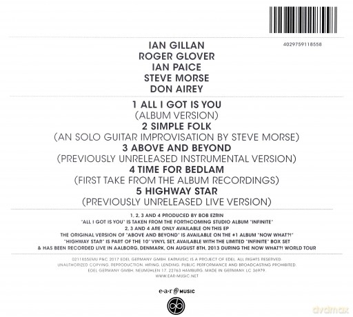 Deep Purple: All I Got Is You (digipack) [CD]