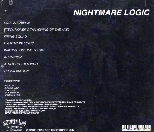 Power Trip: Nightmare Logic [CD]