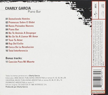 Charly Garcia: Piano Bar (digipack) [CD]