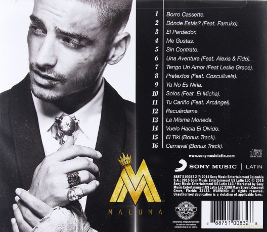 Maluma: Pretty Boy Dirty Boy [CD]