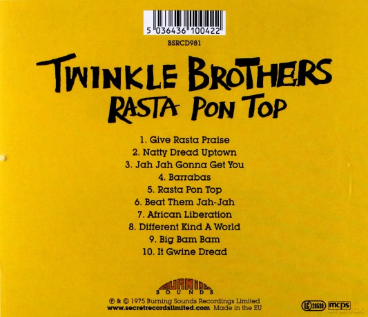 Twinkle Brothers: Rasta Pon Top [CD]