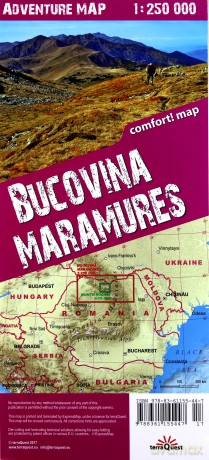Adventure map Bukowina i Maramuresz 1:250 000