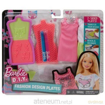 Barbie D.I.Y. Stylowe szablony różowo żółte