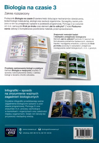 Biologia LO 3 Na czasie Podręcznik Zakres Rozszerzony [KSIĄŻKA]
