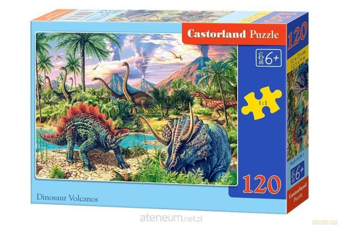 CASTOR 120 el. Dinosaur Volcanos [PUZZLE]