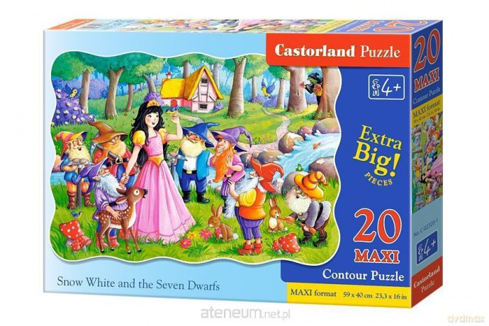 CASTOR 20 el. maxi - Królewna Śnieżka [PUZZLE]