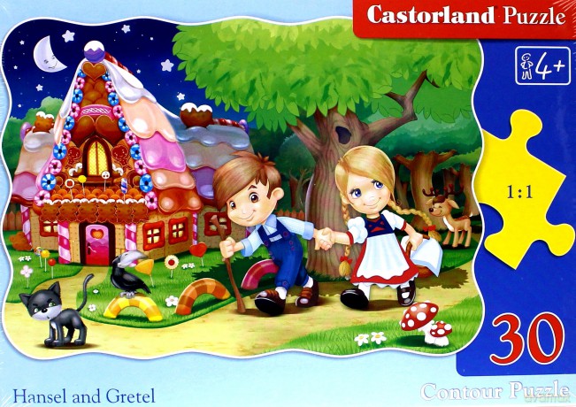 CASTOR 30 el. Jaś i Małgosia [PUZZLE]
