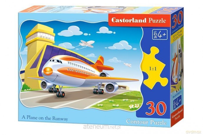 CASTOR 30 el. Samolot na pasie startowym [PUZZLE]