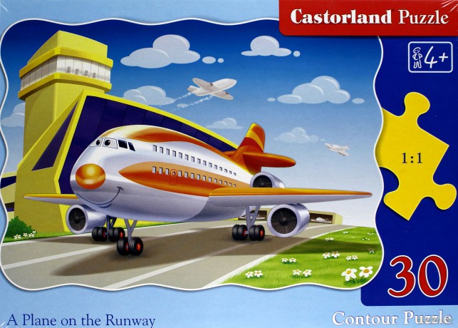 CASTOR 30 el. Samolot na pasie startowym [PUZZLE]