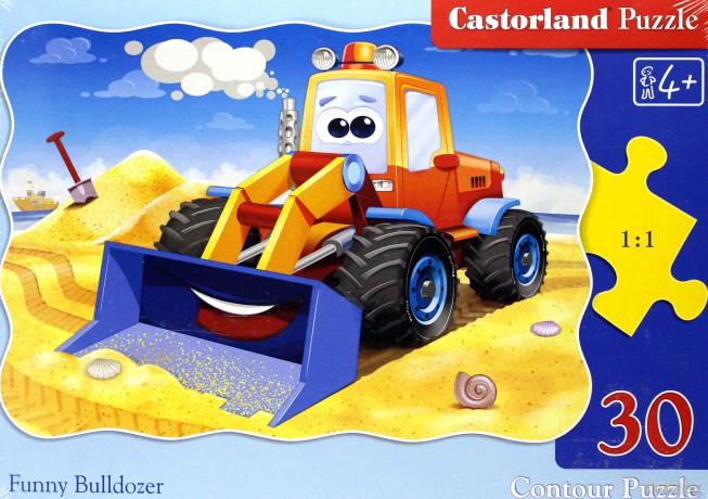 CASTOR 30 el. Zabawny buldożer [PUZZLE]