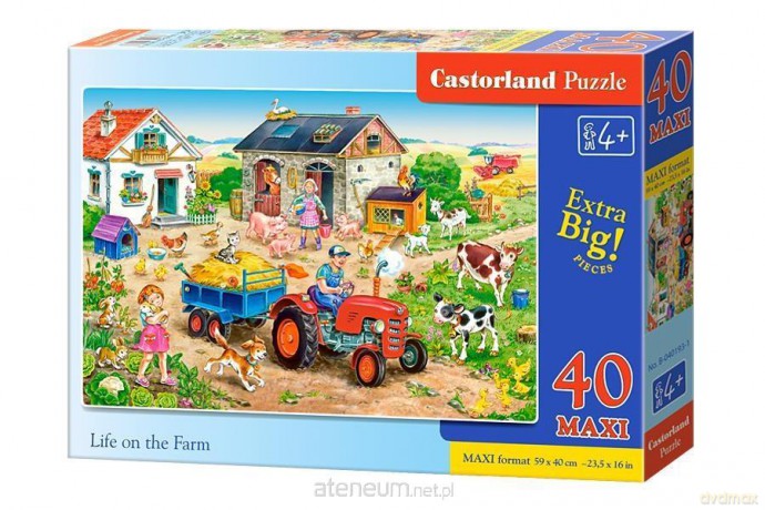 CASTOR 40 el. maxi - Życie na farmie [PUZZLE]