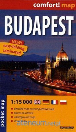 Comfort! map Budapest pocket map 1:15 000