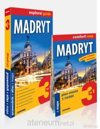 Explore! guide Madryt (przewodnik + atlas + mapa) [KSIĄŻKA]