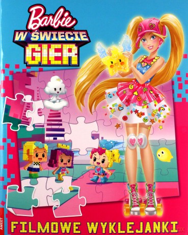 Filmowe wyklejanki. Barbie w świecie gier [KSIĄŻKA]